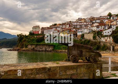 Paysages côtiers de la Principauté des Asturies. Banque D'Images