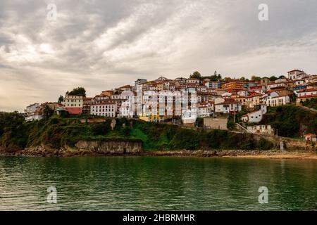 Paysages côtiers de la Principauté des Asturies. Banque D'Images