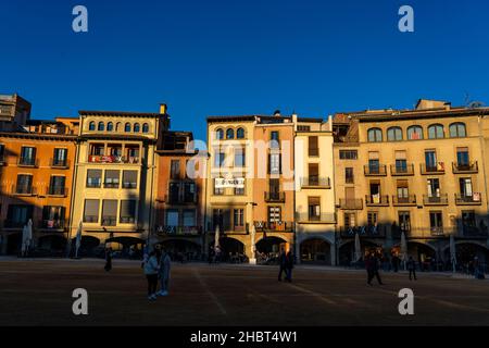 Placa Major, Vic, Catalogne, Banque D'Images