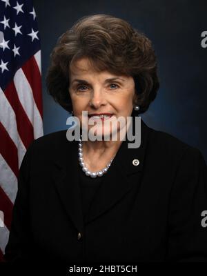 Dianne Feinstein, membre du Sénat des États-Unis Banque D'Images