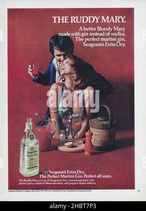 Numéro de novembre 1973 « Playboy » Magazine Advertising, États-Unis Banque D'Images