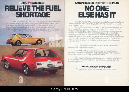 Numéro de novembre 1973 « Playboy » Magazine Advertising, États-Unis Banque D'Images