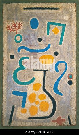 Vase - 1938 - huile sur toile da imballaggio 88 x 54,5 cm - Klee Paul Banque D'Images