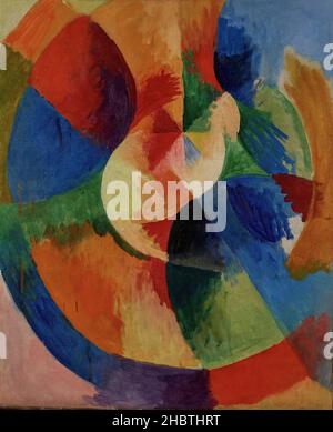 Circulaires, soleil - 1912 13 - huile sur toile 75 x 61 cm - Delaunay Robert Banque D'Images