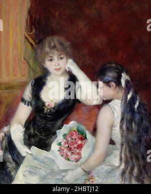 Une boîte au théâtre - au concert - 1880 - huile sur toile 99,4 x 80,7 cm - Renoir Auguste Banque D'Images