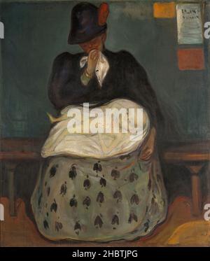 Héritage - 1897 99 - huile sur toile 120 x 141 cm - Munch Edvard Banque D'Images