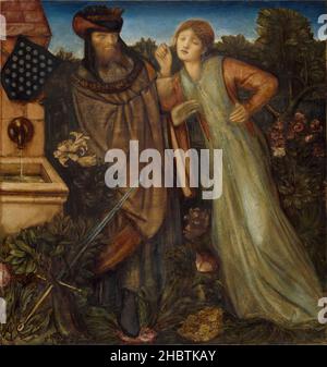 Edward Burne-Jones - Mark King et La Belle Iseult Banque D'Images