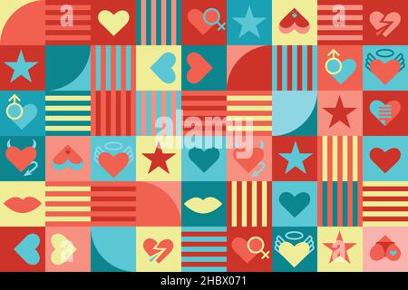 Motif vectoriel déplié abstrait Illustration de Vecteur