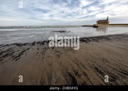 église de madonna dell'angelo plage de caorle Banque D'Images