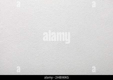 Mur gris clair, fond en plâtre avec une texture uniforme prononcée. Banque D'Images