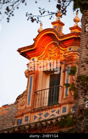 Espagnol Baroque Santa María Magdalena à Séville, Espagne. Banque D'Images