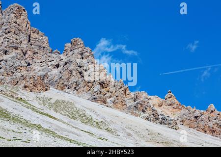 Val Alpisella, Bormio (IT), vue panoramique sur la vallée Banque D'Images