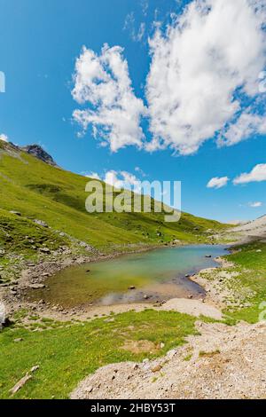 Bormio, Livigno (IT), vallée de l'Alpisella Banque D'Images