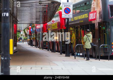 Bus de Londres, londres, royaume-uni Banque D'Images