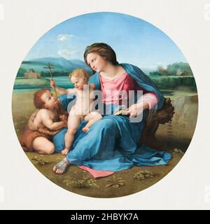 Raphaël / Raffaello - la Madonna Alba (ca.1510) peinture célèbre. Banque D'Images