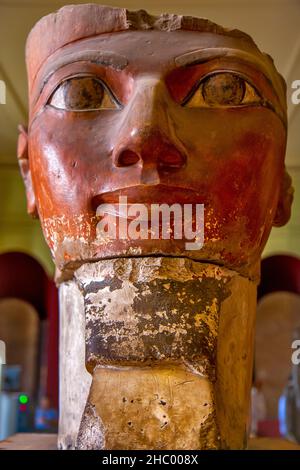 Chef de la reine Hatshepsut dans le musée du Caire Banque D'Images