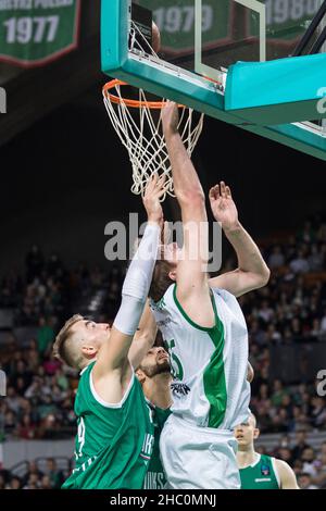 Wroclaw, Pologne, 22nd décembre 2021.7days Eurocup: WKS Slask Wroclaw vs Joventut Badalona dans le Centennial Hall.Photo : © Piotr Zajac/Alamy Live News Banque D'Images