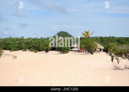 Alter do Chão, Brésil, 21 novembre 2021.Vue sur l'île de l'Amour à Alter do Chão, État de Pará, regio du nord Banque D'Images