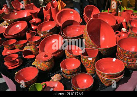 Salon international de la céramique et de la poterie à Argentona, dans la région de Maresme de la province de Barcelone, Catalogne, Espagne Banque D'Images