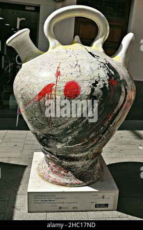 Salon international de la céramique et de la poterie à Argentona, dans la région de Maresme de la province de Barcelone, Catalogne, Espagne Banque D'Images