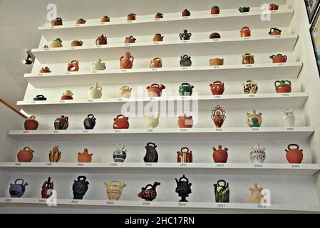 Musée de la carafe et de la céramique à Argentona, dans la région de Maresme, province de Barcelone, Catalogne, Espagne Banque D'Images