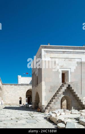 Le Sultanhan Caravanserai est un dans le centre de l'Anatolie est le plus grand et le mieux conservé Seljuk Caravanserai en Turquie.Bâtiments essentiels pour la caravane Banque D'Images