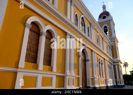 Nicaragua Grenade - Cathédrale de Grenade - Iglesia Catedral Inmaculada Concepcion de Maria façade Banque D'Images