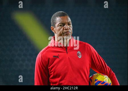 Stade Carlo Castellani, Empoli, Italie, 22 décembre 2021,Nelson de Jesus Silva alias Dida (Milan) gardien de but entraîneur pendant Empoli FC vs AC Milan Banque D'Images