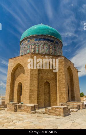 Mausolée de Rabia Sultan Begim au Turkestan, Kazakhstan Banque D'Images