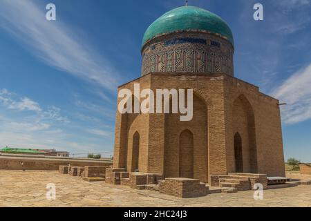 Mausolée de Rabia Sultan Begim au Turkestan, Kazakhstan Banque D'Images