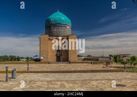 Mausolée de Rabia Sultan Begim au Turkestan, Kazakhstan Banque D'Images