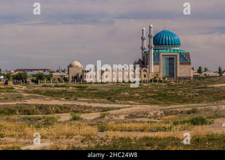 Ahmet Yassawi Hoca mosquée Ahmet Yesevi au Turkménistan, Kazakhstan Banque D'Images