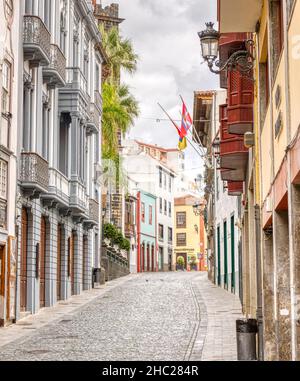 Santa Cruz de la Palma, Îles Canaries, Espagne Banque D'Images