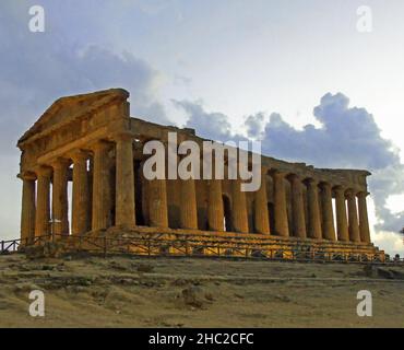 Temple of Concordia Banque D'Images