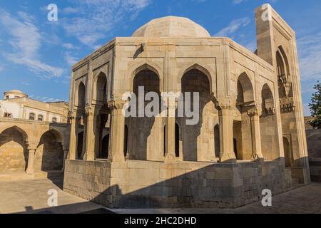 Pavillon Divankhana au Palais des Shirvanshahs à Bakou, Azerbaïdjan Banque D'Images