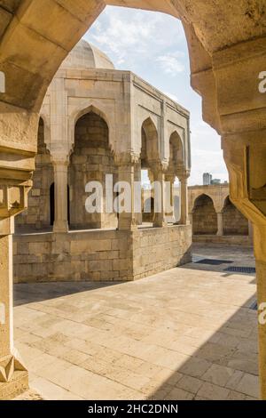 Pavillon Divankhana au Palais des Shirvanshahs à Bakou, Azerbaïdjan Banque D'Images