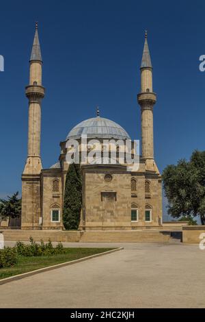 Mosquée des martyrs à Bakou, Azerbaïdjan Banque D'Images