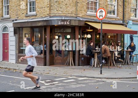 café dans la rue bermondsey bermondsey Banque D'Images