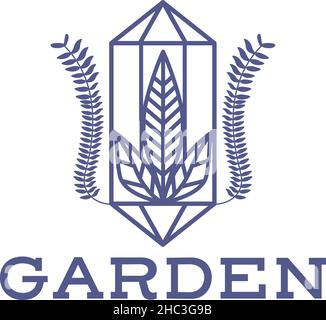 Design moderne MOTIF ARBRE FEUILLE DE JARDIN Illustration de Vecteur