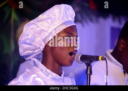 Le Bureau d'Aare Onakankanfo de Yoruba Land, IBA Gani Adams, organise jeudi la Noël 2021 à Oko-Oba, Lagos, Nigeria.Credit: Adekunle Ajayi/Alay Live News Banque D'Images