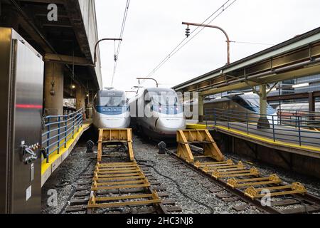 Locomotives Acela Amtrak Banque D'Images