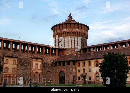 Magnifique paysage de Milan Italie Banque D'Images
