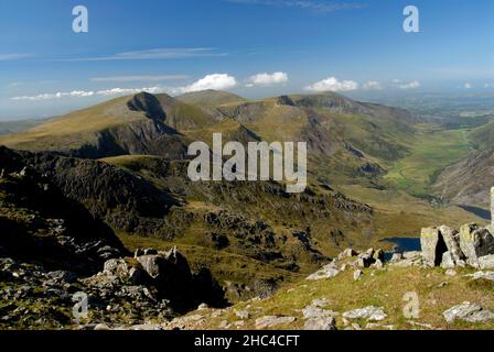 La vallée du Nant-Ffranson, PAYS DE GALLES, Royaume-Uni Banque D'Images