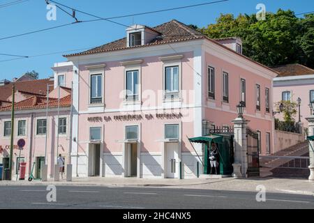 Paysage de Museu da presidencia da republica à Lisbonne Banque D'Images