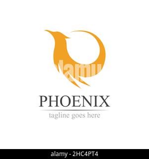 Illustration vectorielle du logo Phoenix Illustration de Vecteur