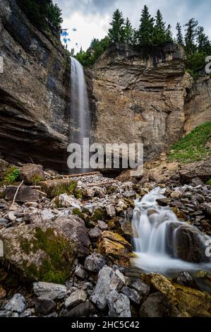 Darby Canyon à Victor Idaho, États-Unis Banque D'Images