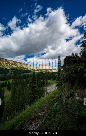 Darby Canyon à Victor Idaho, États-Unis Banque D'Images