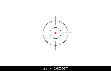 Focus cible vecteur icône isolée sur fond blanc, cible icône d'objectif, cible cible cible flèche but marketing Illustration de Vecteur