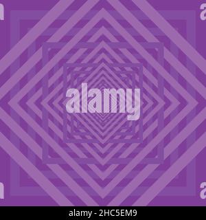 différentes nuances de couleur rose de l'année 2022 fond triangle jeu piramide illusion Illustration de Vecteur