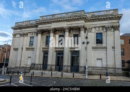 Dublin, Irlande - novembre 11 2021 « immeuble de l'hôtel de ville de Dublin » Banque D'Images